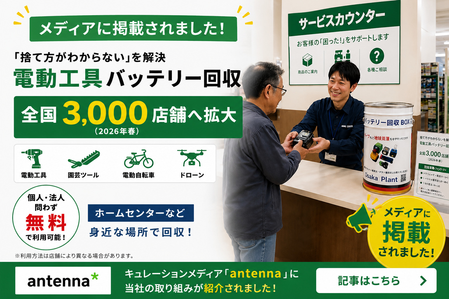 antenna掲載報告